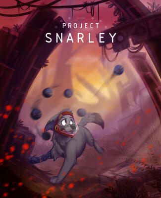 Drawing I made for myself, my oc Snarley