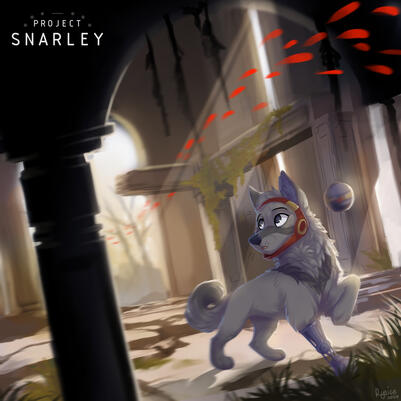 Drawing I made for myself, my oc Snarley