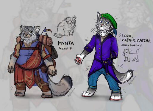 My and bf's rp characters